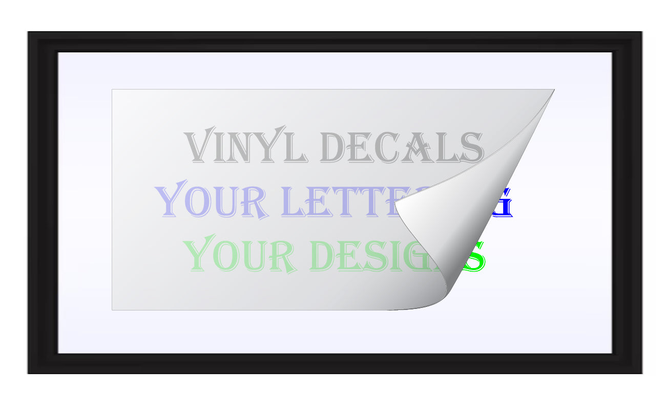 Custom Vinyl Decal (9"-12" x 1"-24")