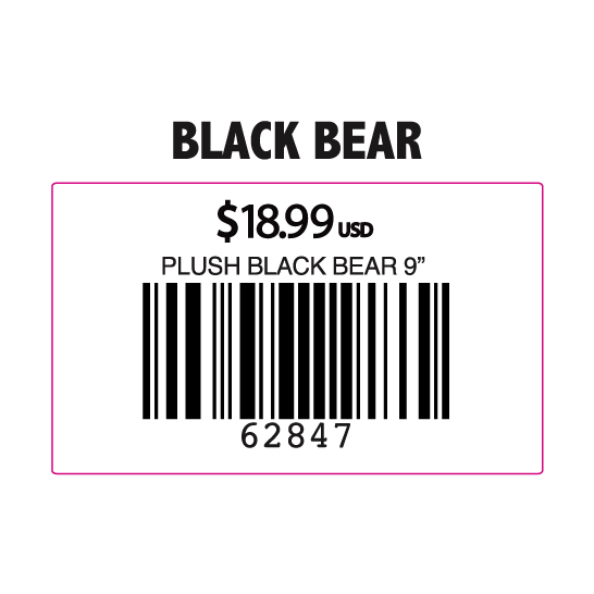 The RGU Group, Inc. - 50 Product Labels Per Sheet