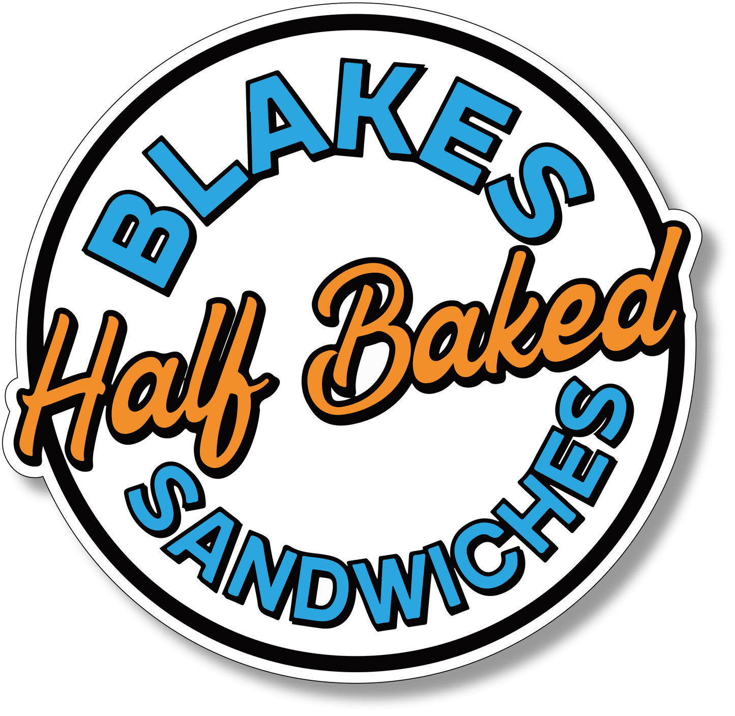 Blakes Half Baked Sandwiches Vinyl Sticker