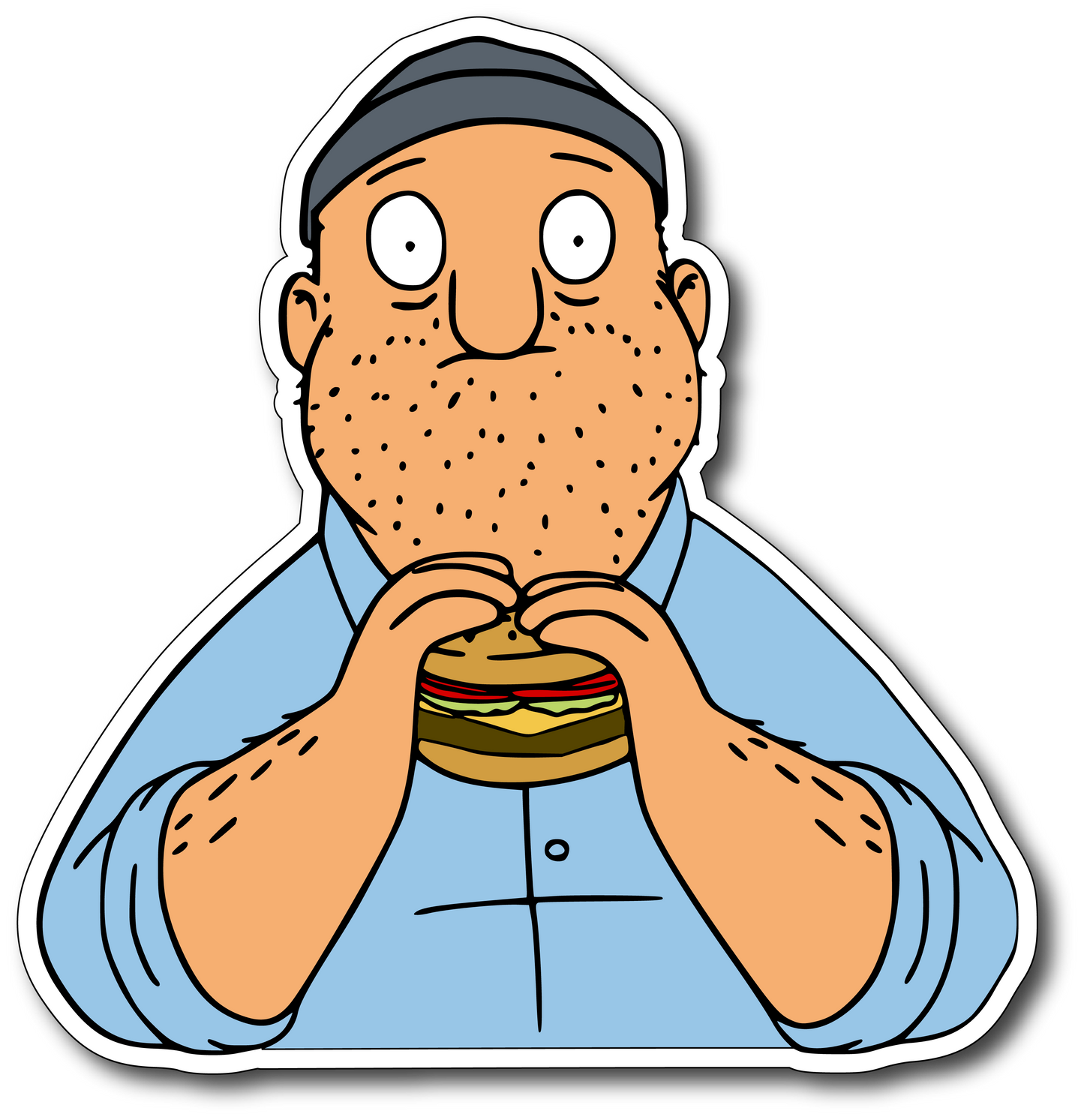 Bob's Burgers, Teddy Vinyl Sticker