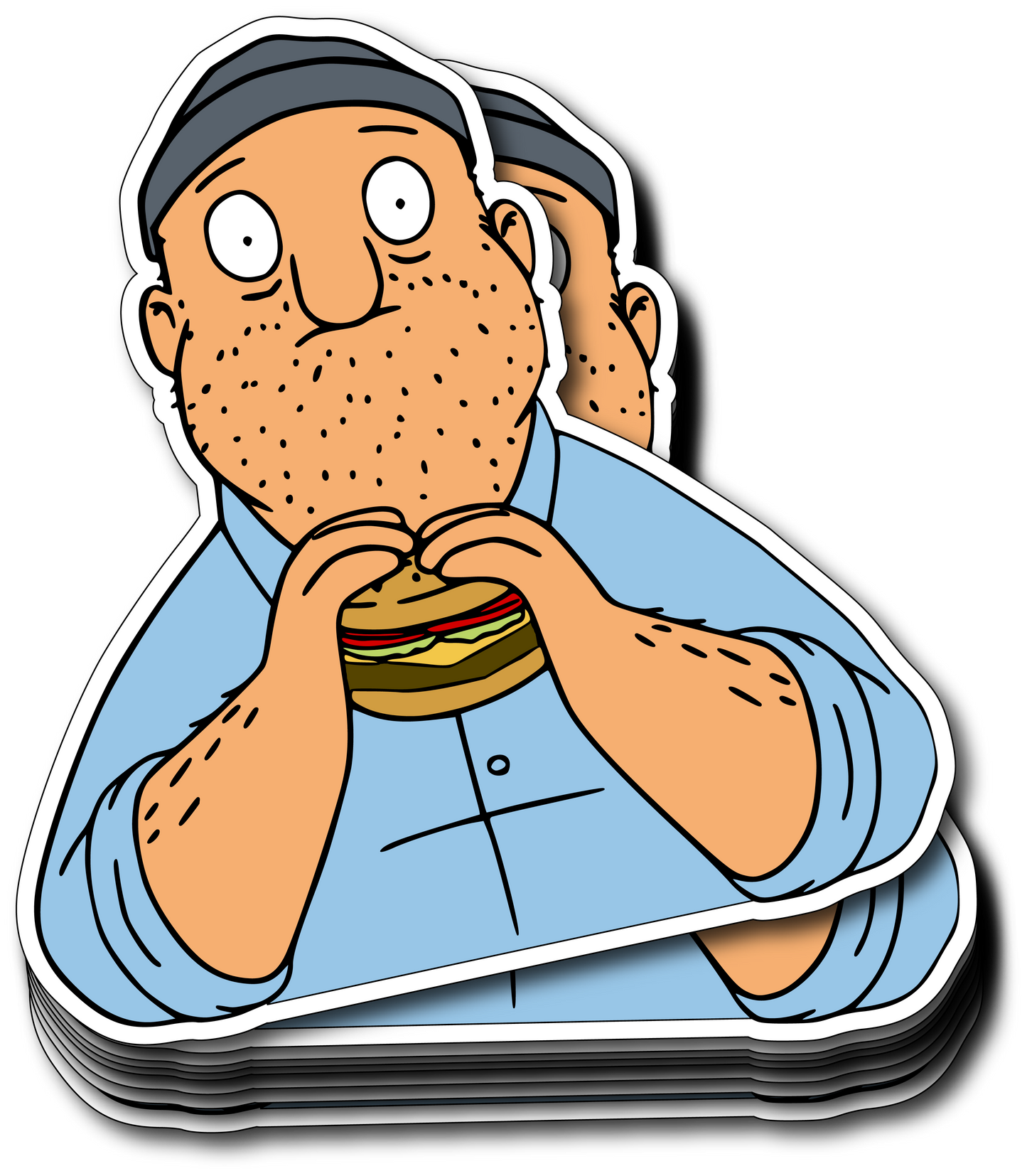 Bob's Burgers, Teddy Vinyl Sticker