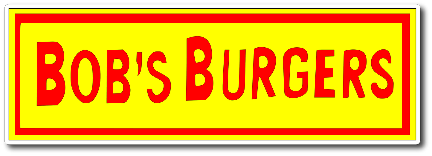 Bob's Burgers Sign Vinyl Sticker