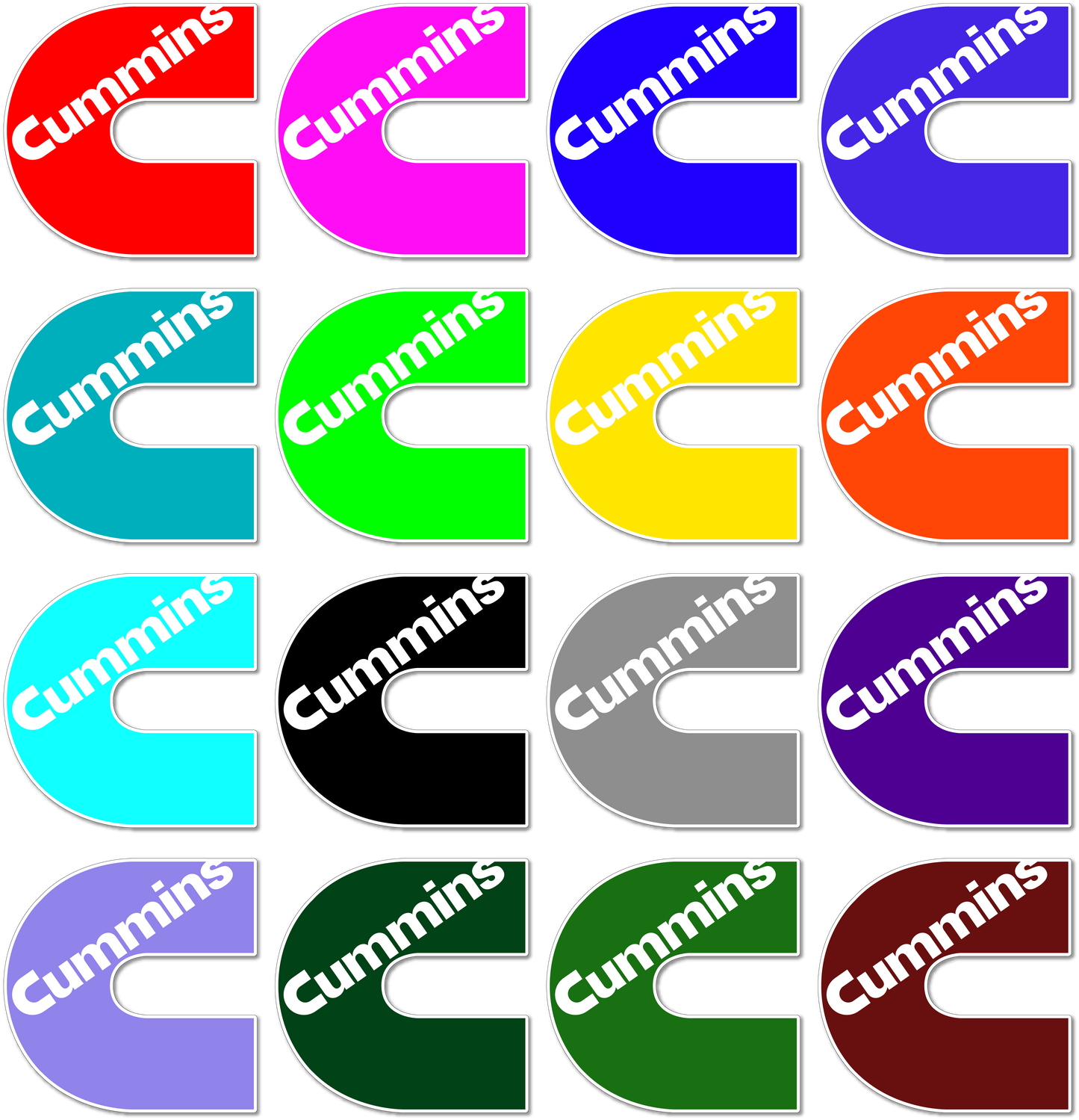 Cummins Logo - Vinyl Sticker