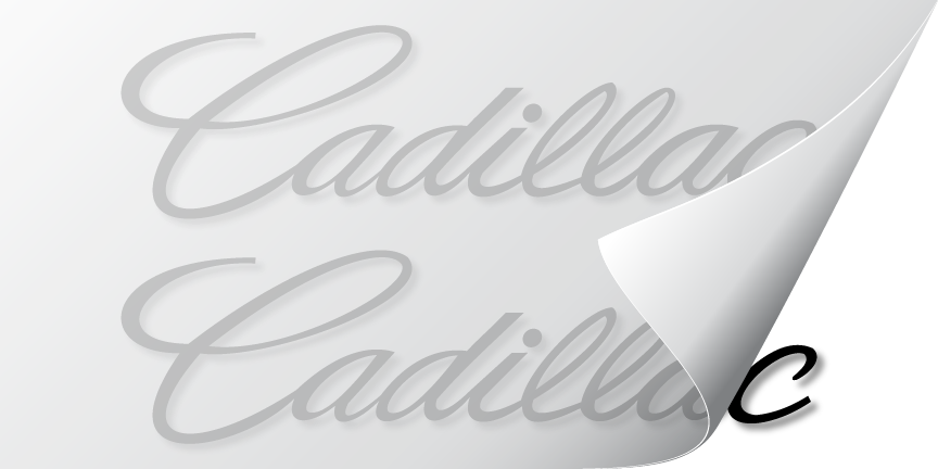 Cadillac Lettering