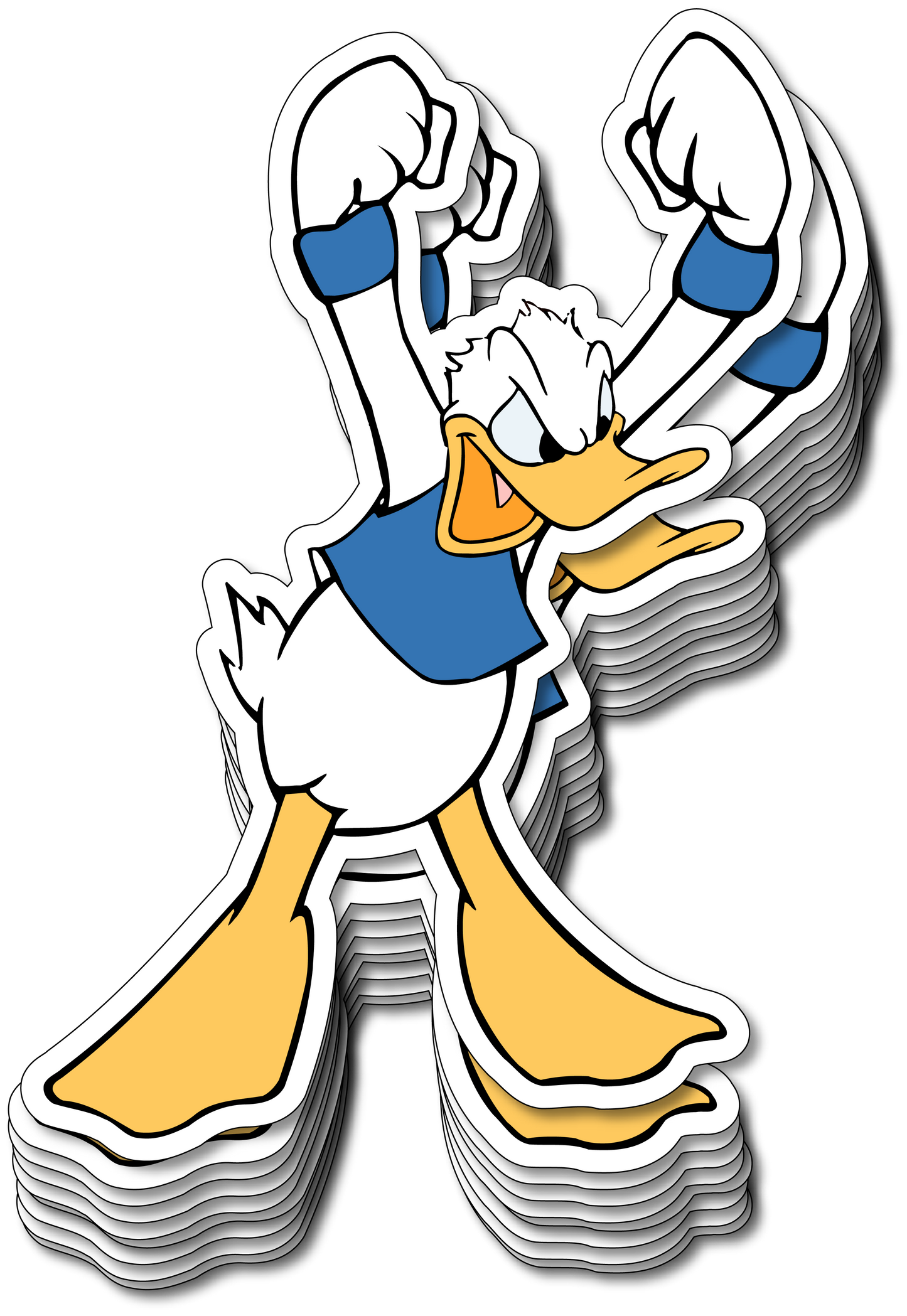 Donald Duck Vinyl Sticker