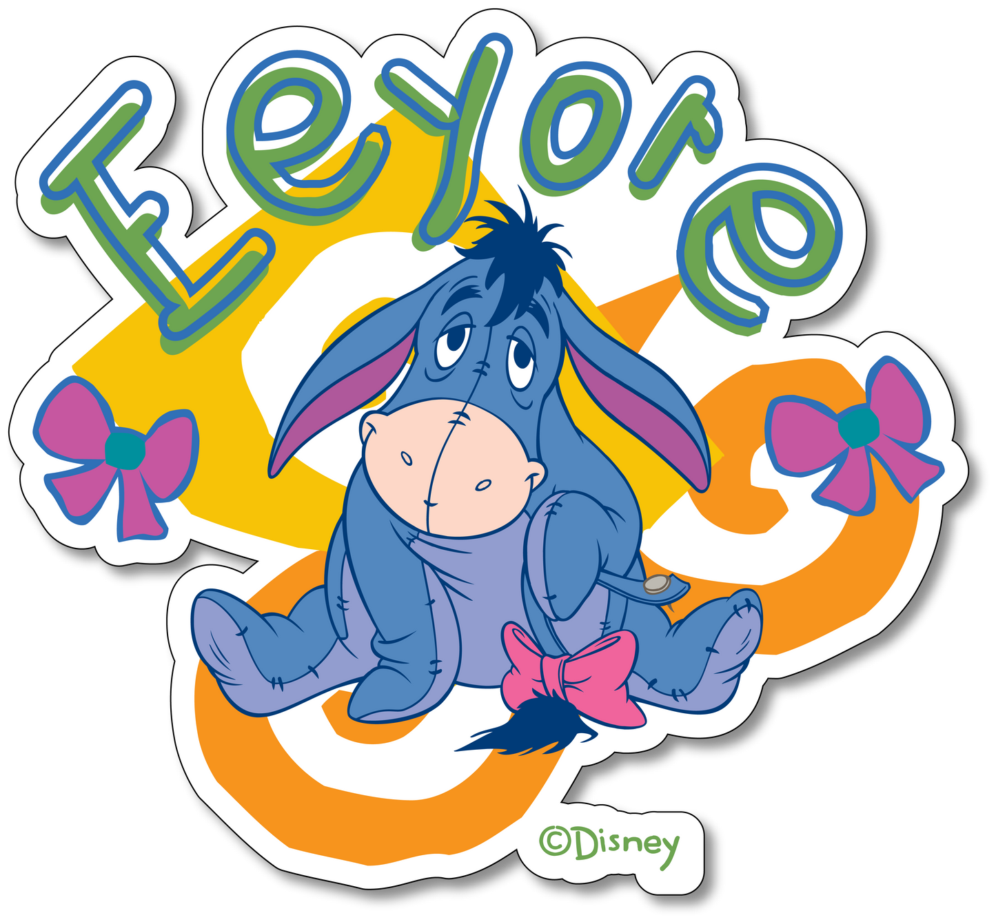 Eeyore Vinyl Sticker