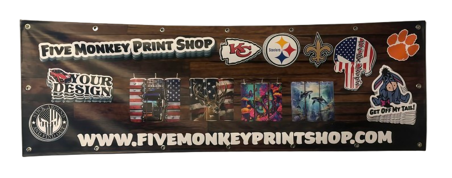 Custom 18oz Duratex Vinyl Banner (Single Sided)