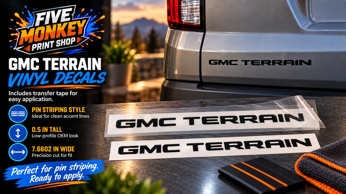 GMC TERRAIN Vinyl Decal (Set of 2)