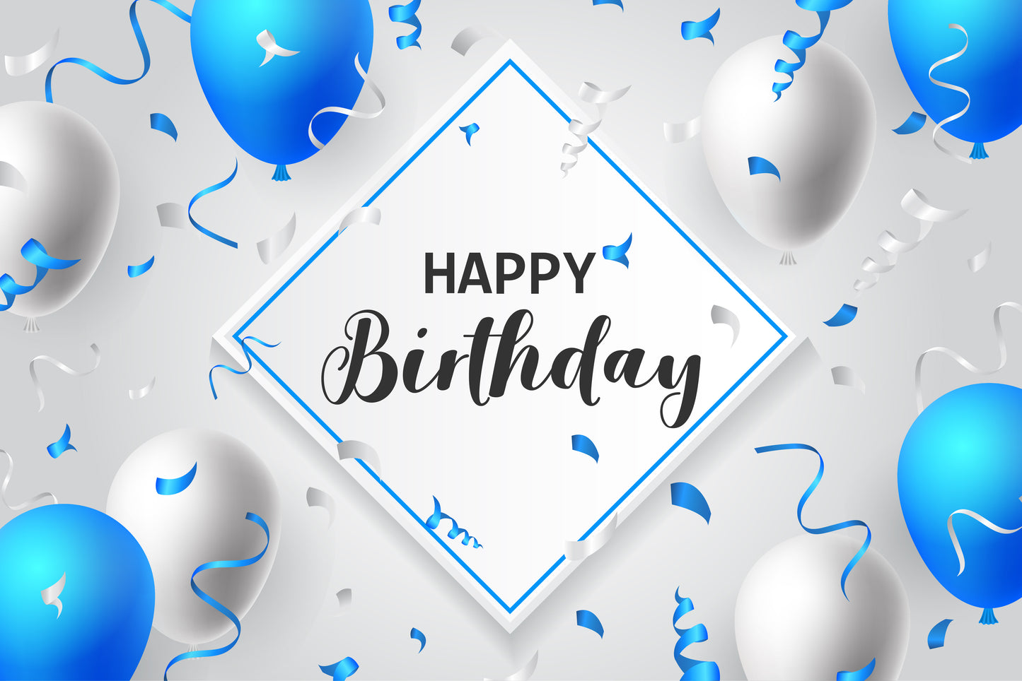 Happy Birthday Banner - 18oz Duratex Vinyl Banner