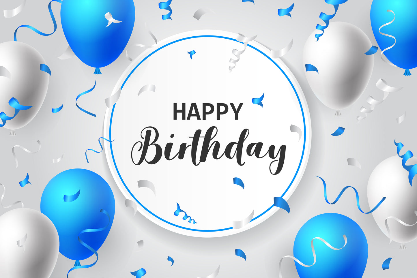 Happy Birthday Banner - 18oz Duratex Vinyl Banner