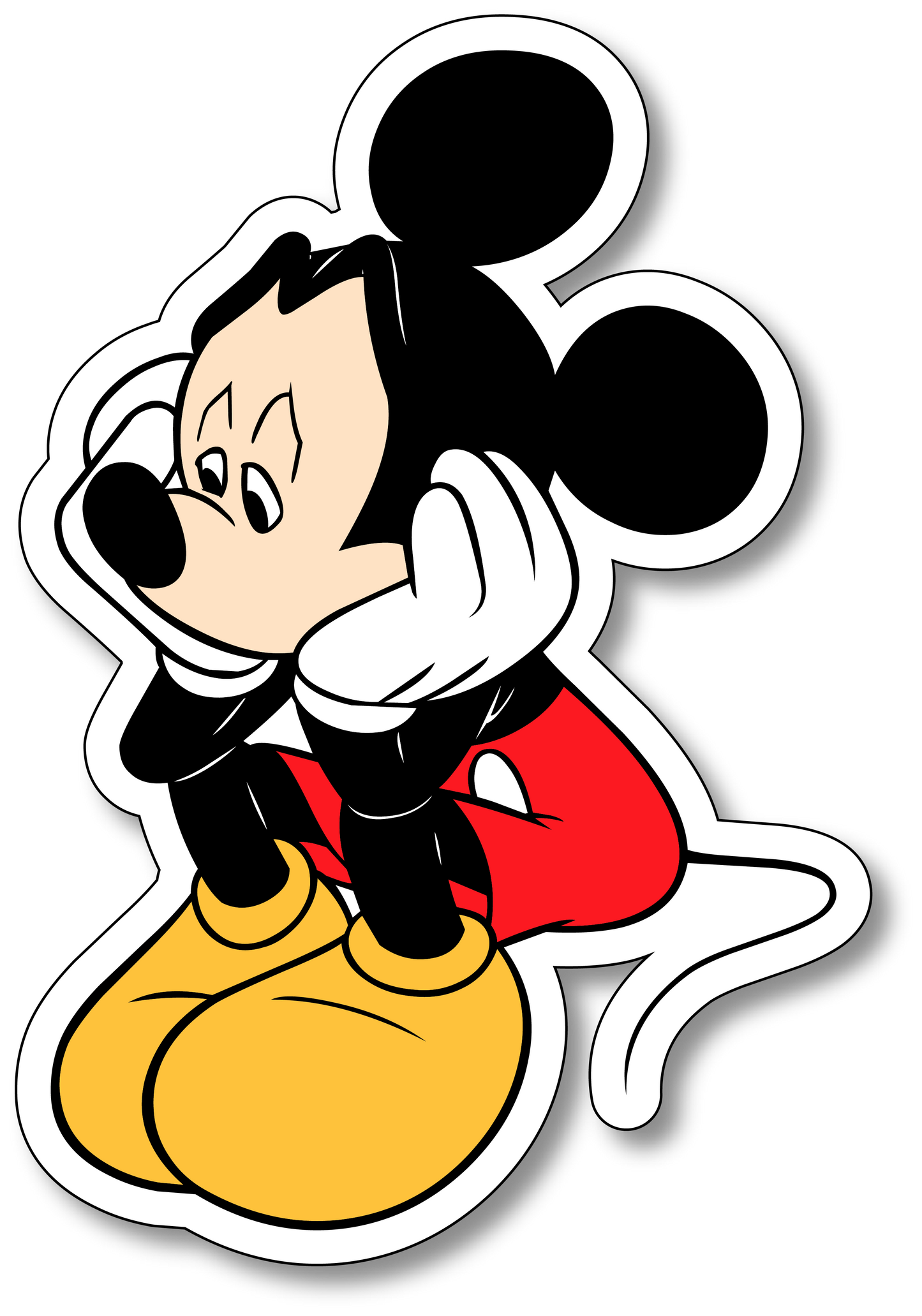 Mickey Mouse Vinyl Sticker