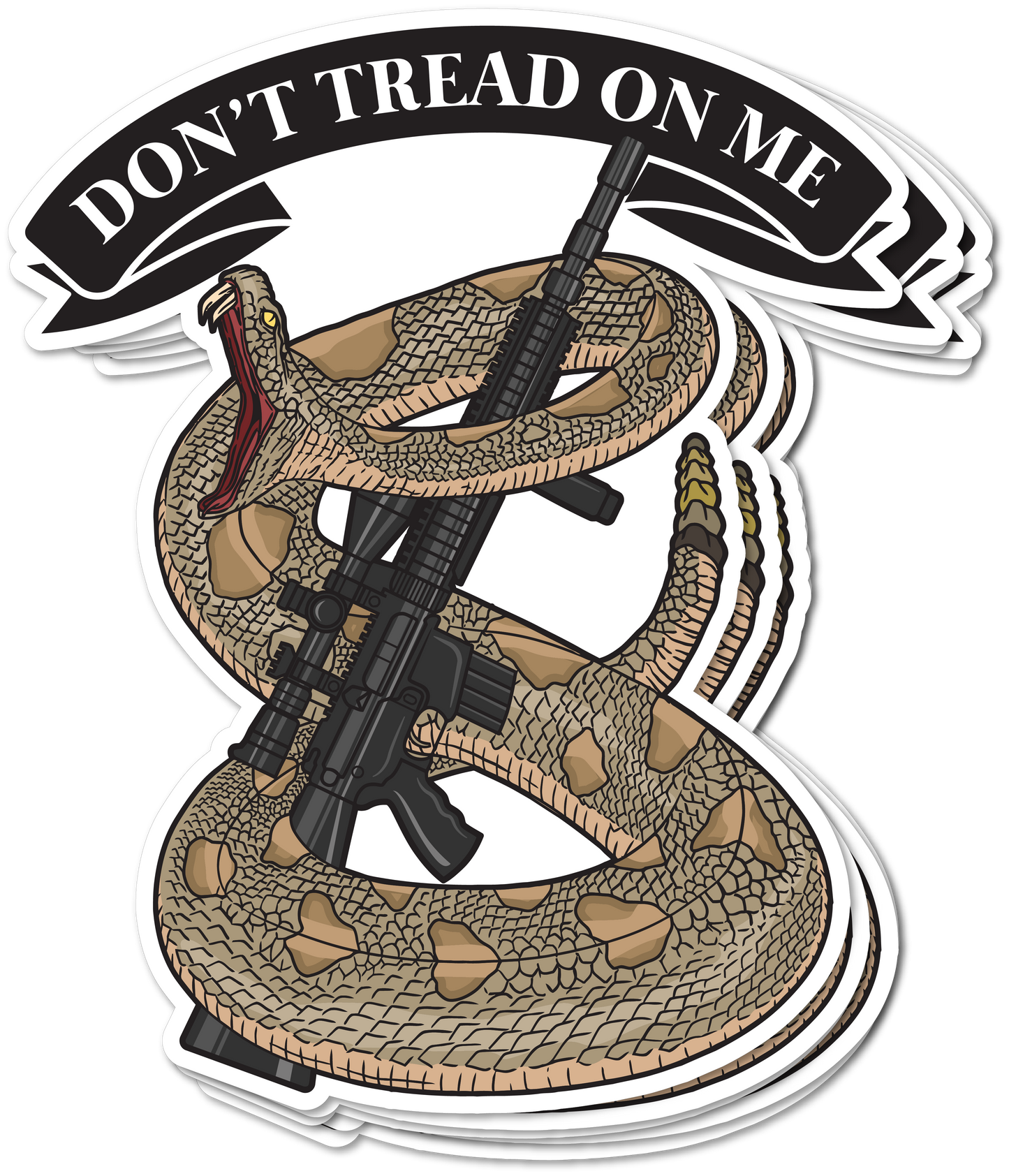 Don't Tread On Me (#1) - Vinyl Sticker