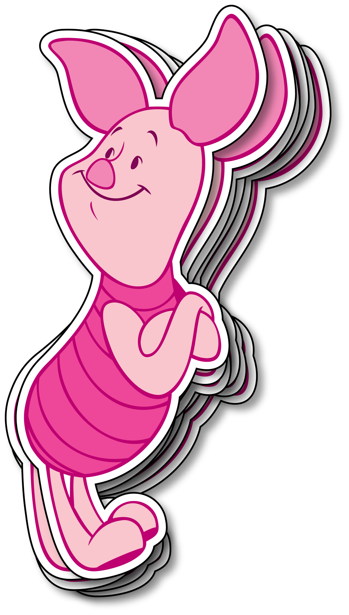 Piglet Vinyl Sticker