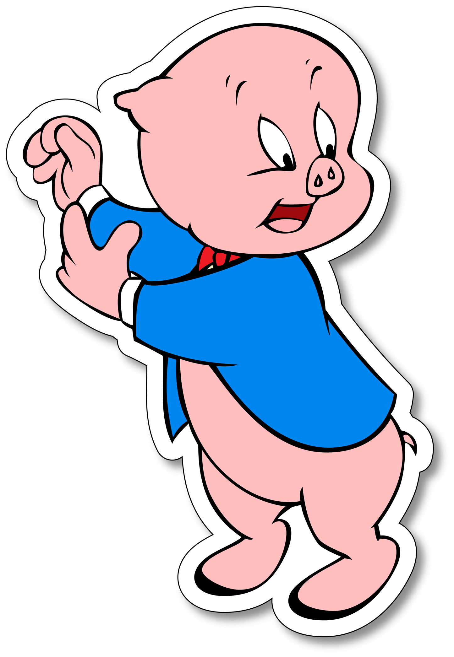 Porky Pig Vinyl Sticker