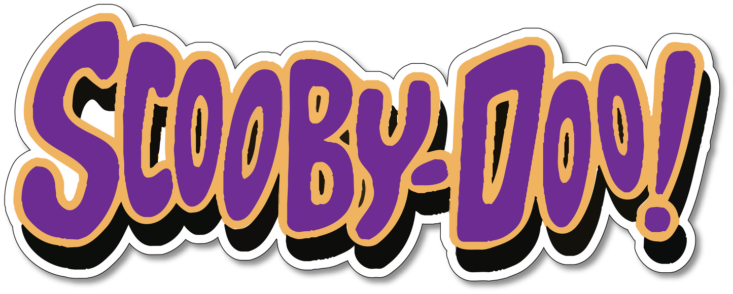Scooby-Doo Vinyl Sticker