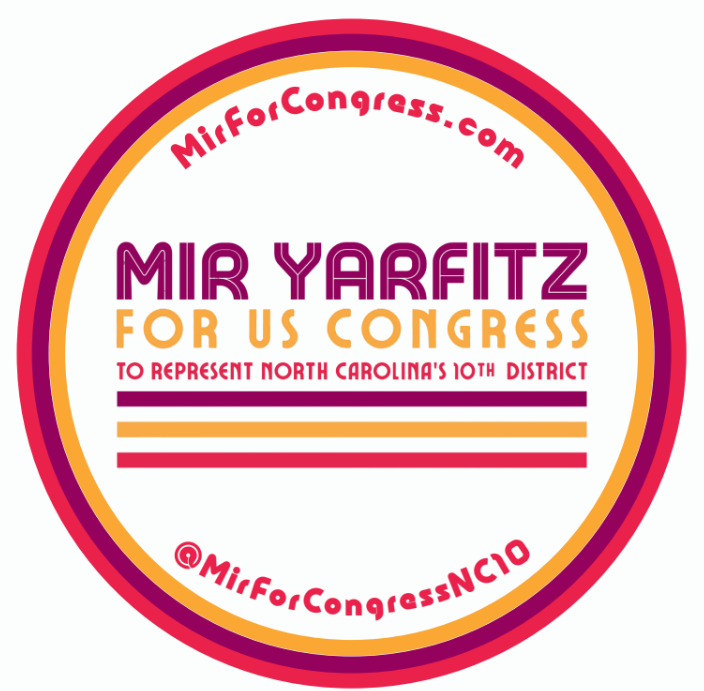 MIR for Congress Vinyl Sticker (3"x3") (New Design (2)
