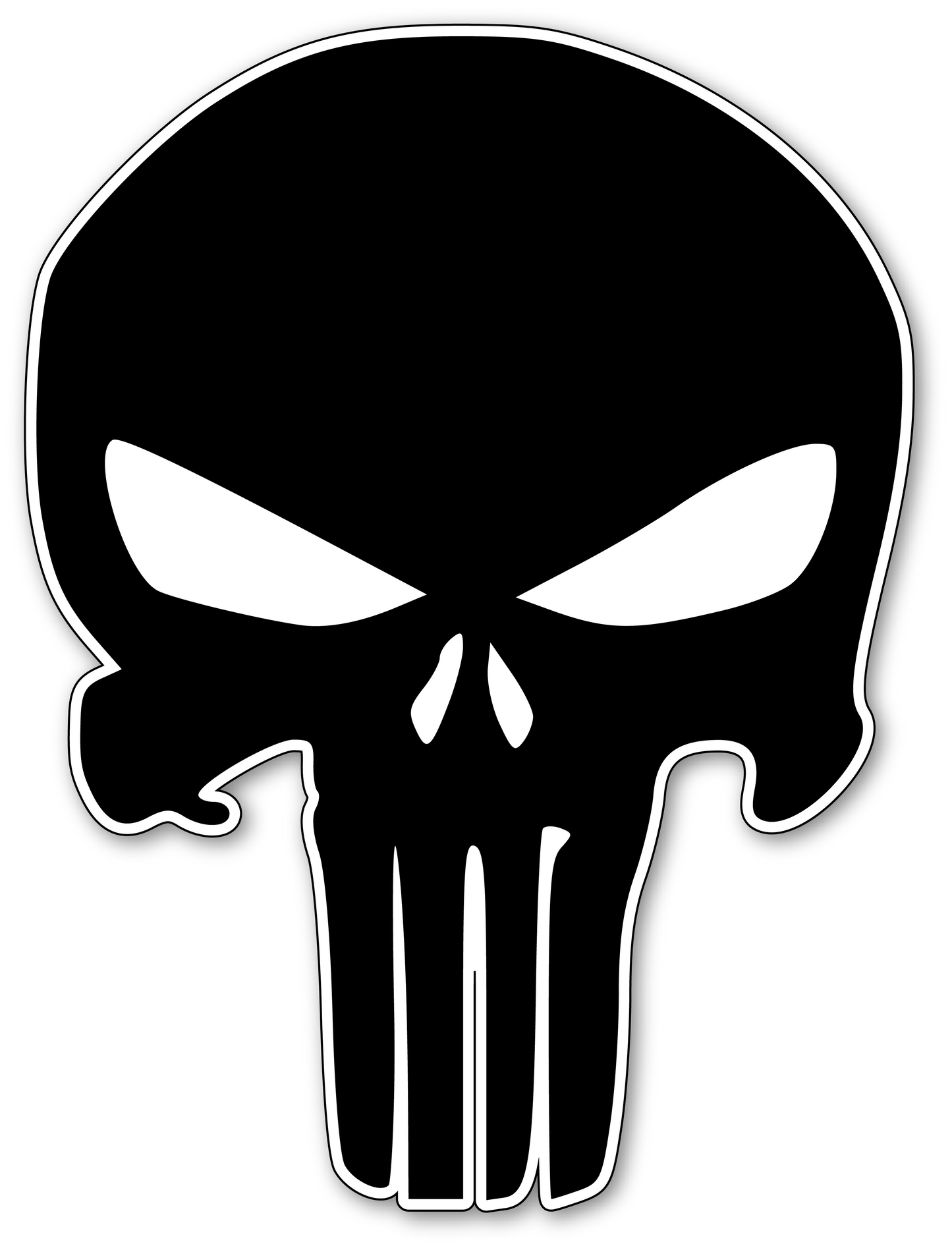 Punisher Skull Vinyl Sticker