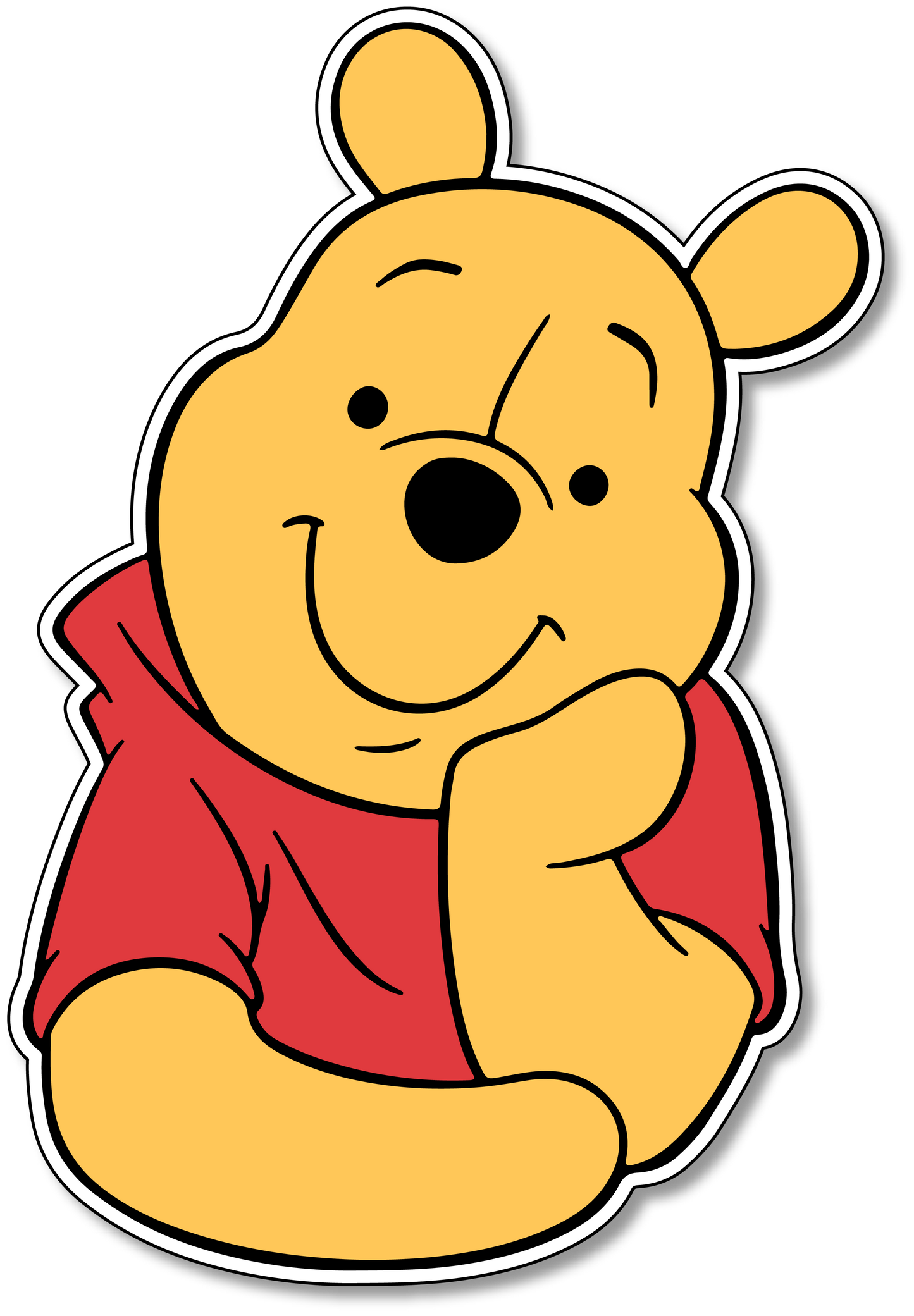Winnie The Pooh (#1) - Vinyl Sticker