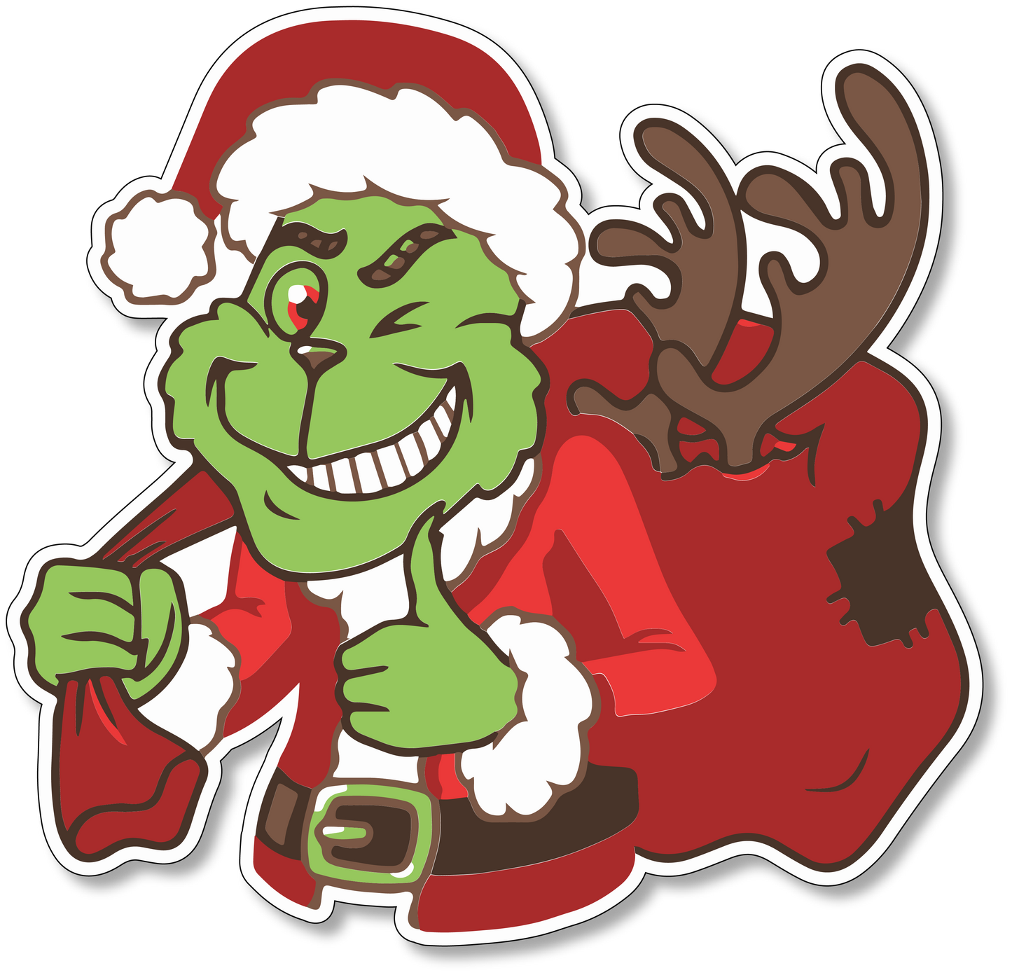 Grinch Vinyl Sticker (#11)