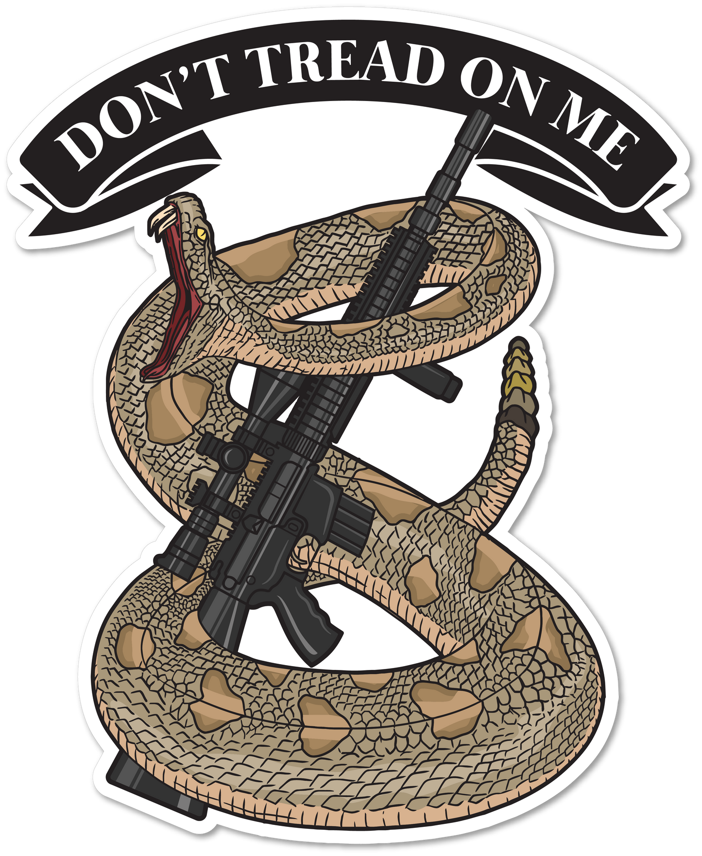 Don't Tread On Me (#1) - Vinyl Sticker