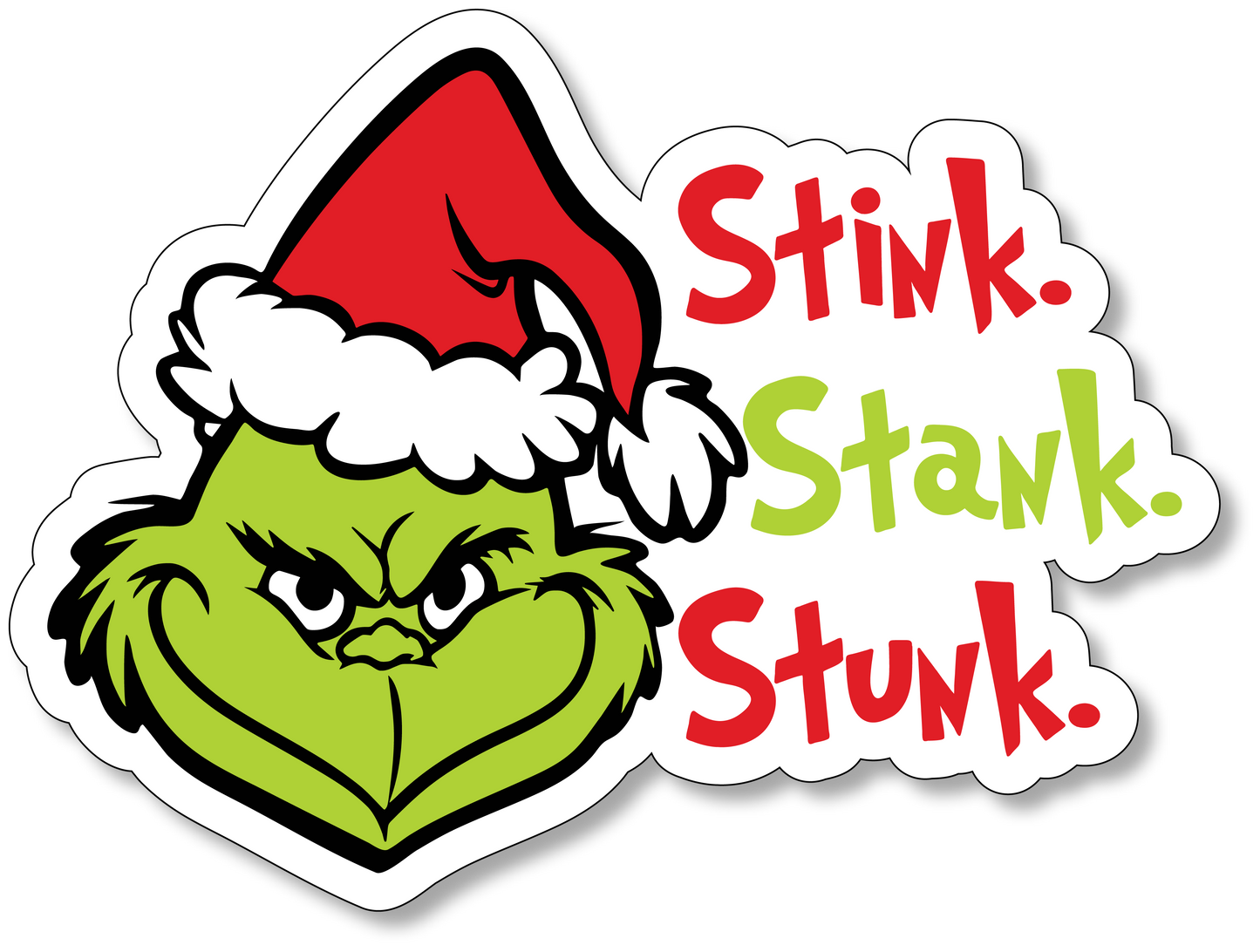 Grinch Vinyl Sticker (#8)