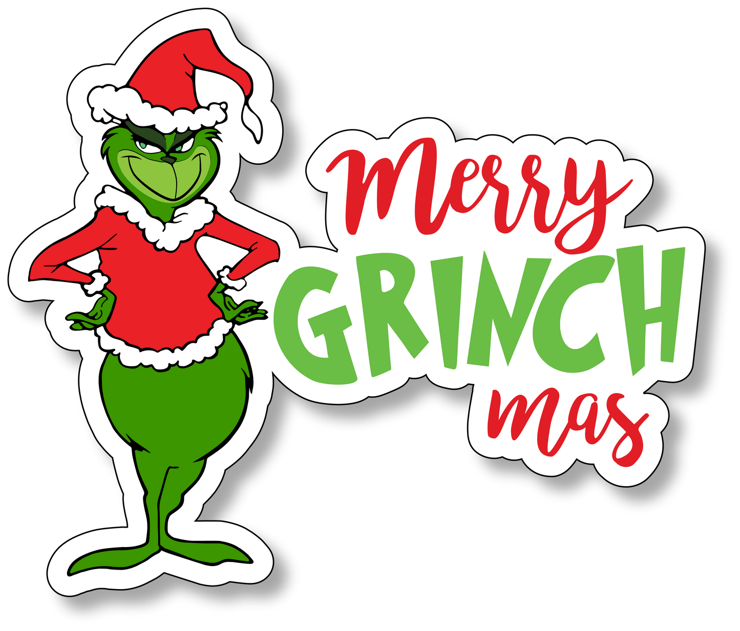 Grinch Vinyl Sticker (#5)