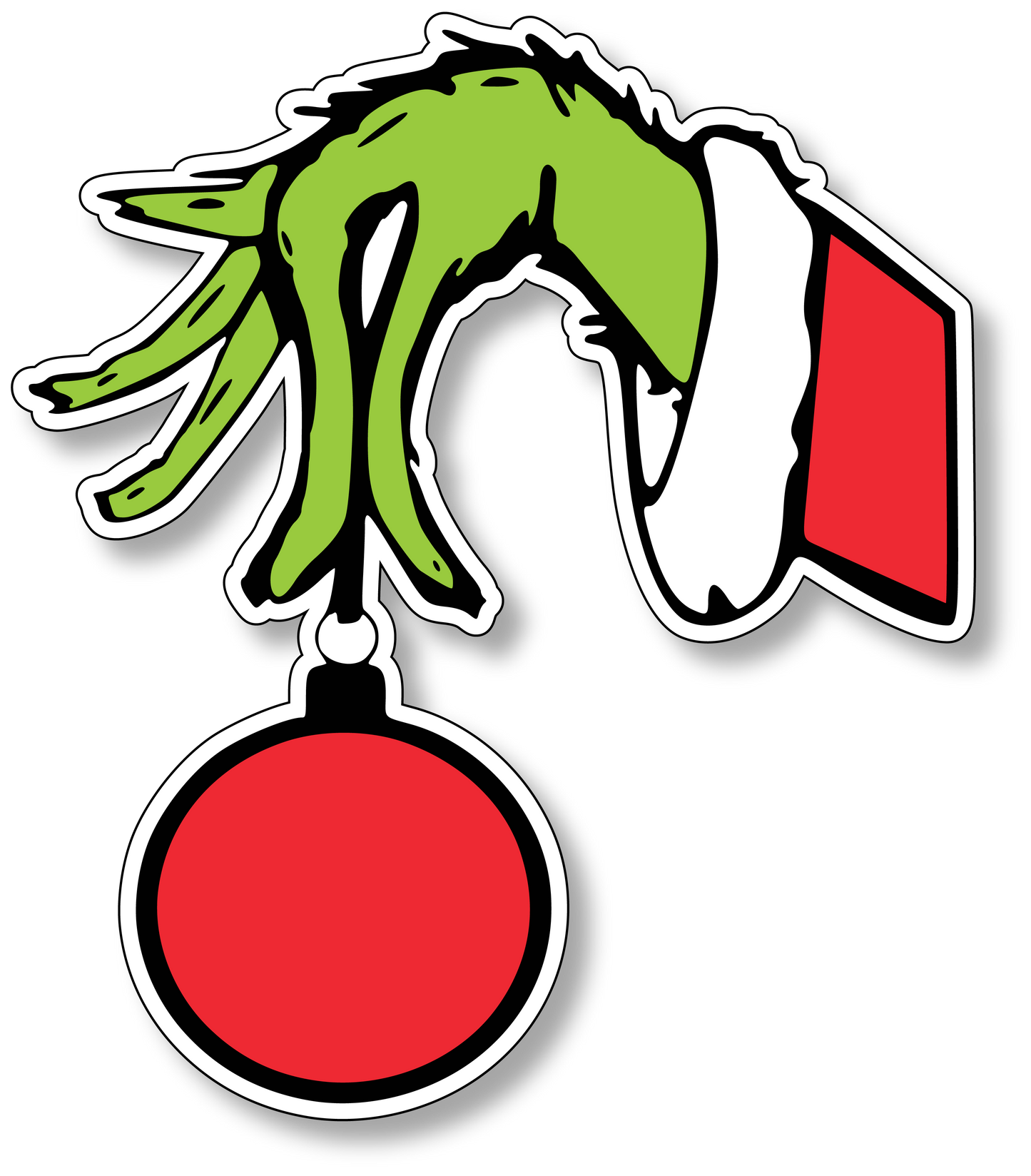 Grinch Vinyl Sticker (#6)