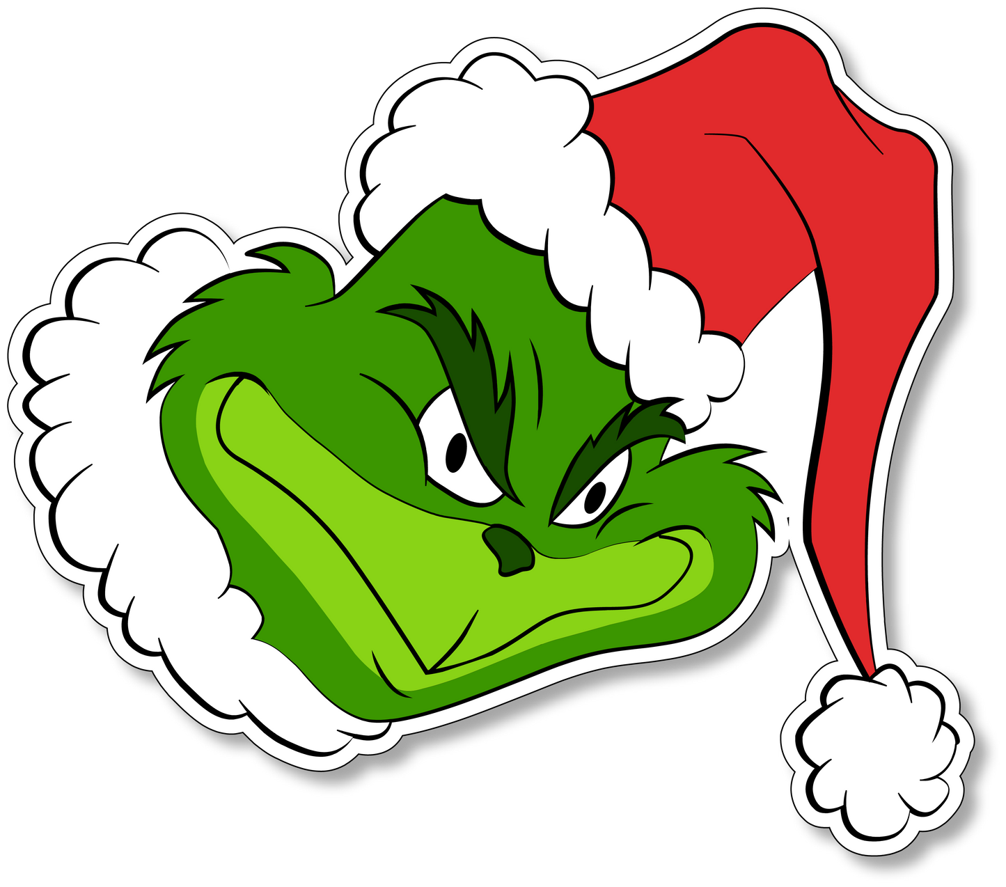 Grinch Vinyl Sticker (#12)