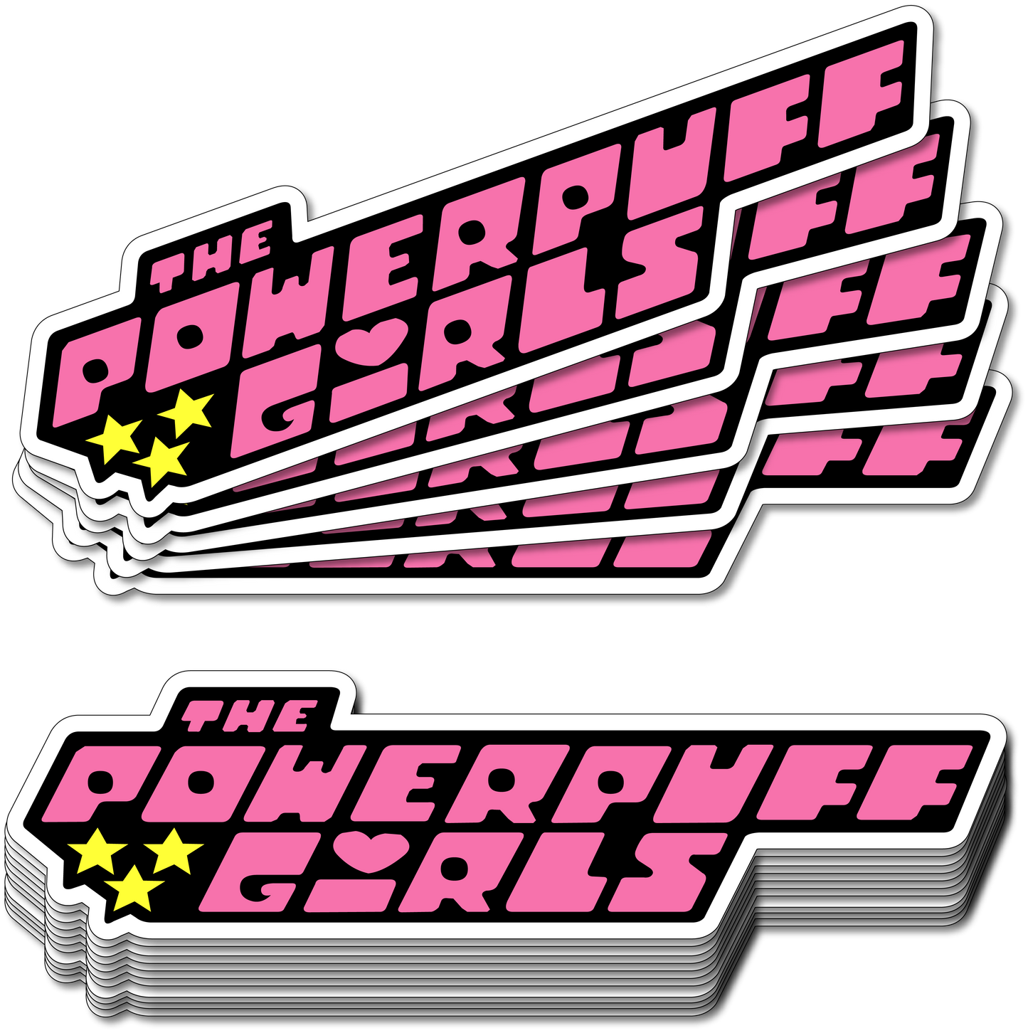 The Powerpuff Girls Logo Vinyl Sticker