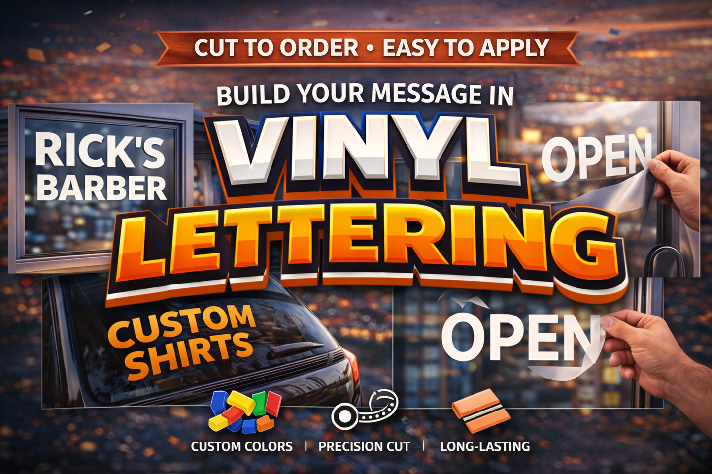 Custom Vinyl Lettering