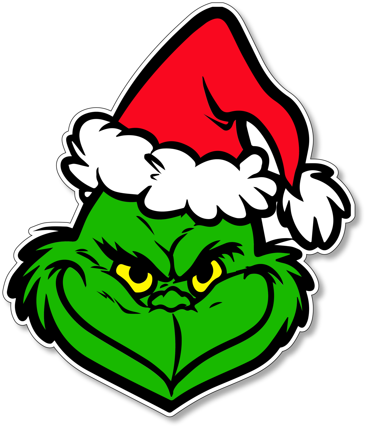 Grinch Vinyl Sticker (#1)