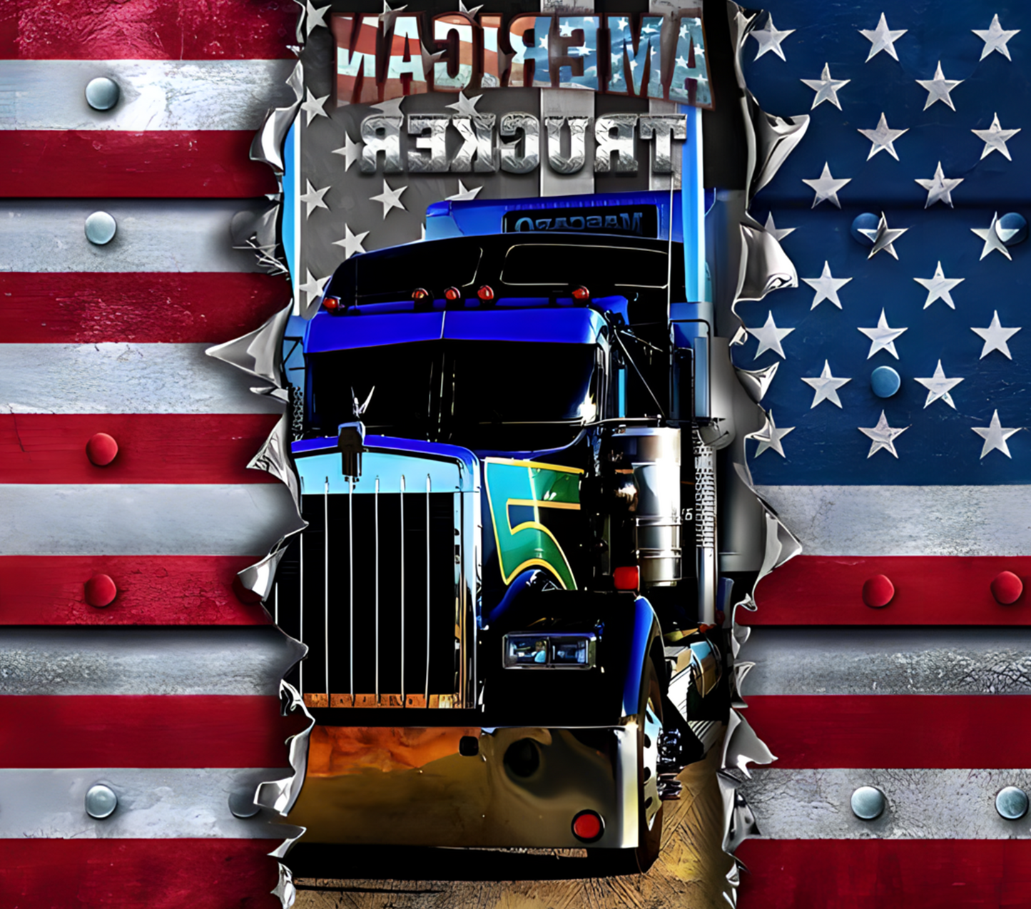 American Trucker Tumbler