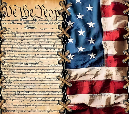 We the People Flag Tumbler