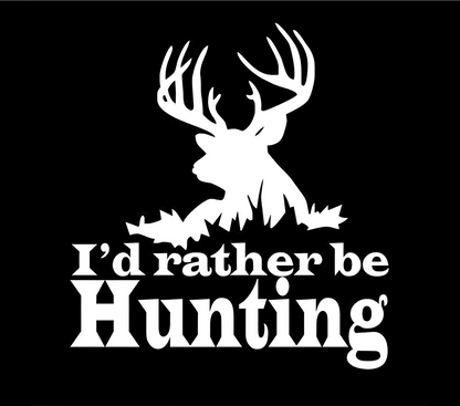 I'd Rather be Hunting with Deer Tumbler