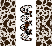 Brown Cowhide MAMA Tumbler