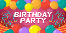 Birthday Party - 18oz Duratex Vinyl Banner