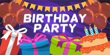 Birthday Party - 18oz Duratex Vinyl Banner