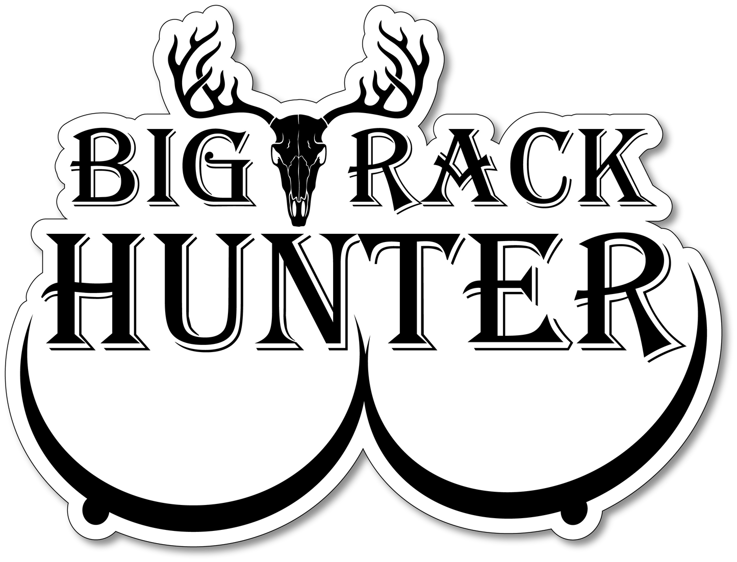 Big Rack Hunter Vinyl Sticker