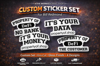 Bill Redmon Vinyl Sticker Collection