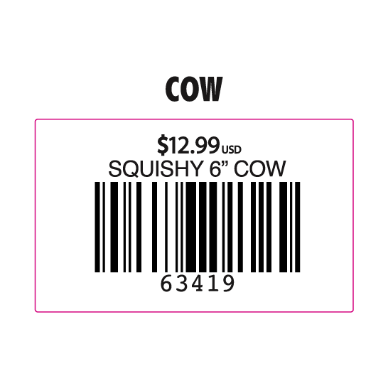 The RGU Group, Inc. - 50 Product Labels Per Sheet