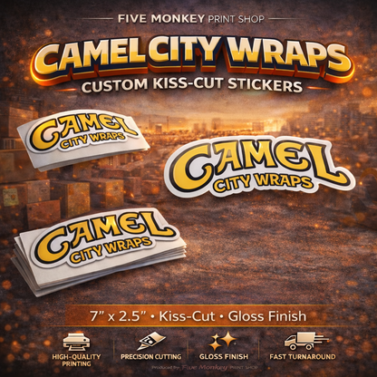 Camel City Wraps Sticker