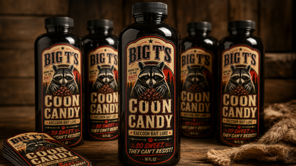 Big T's Coon Candy Bottle Labels