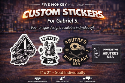 Gabriel Santos Vinyl Sticker Collection