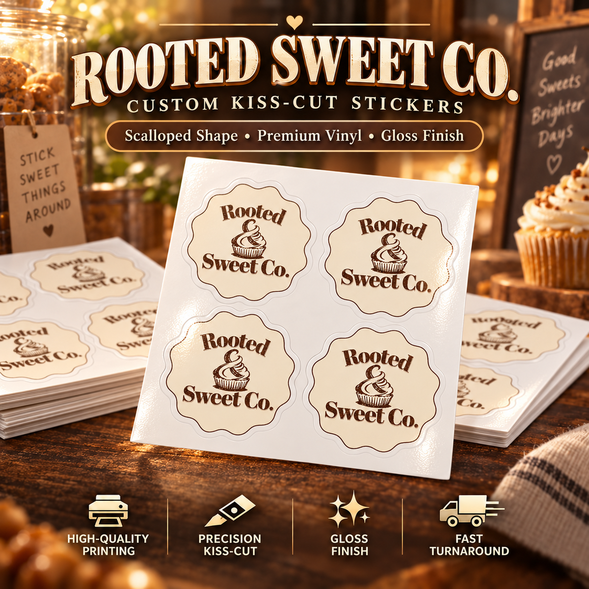Rooted Sweet Co. Sticker