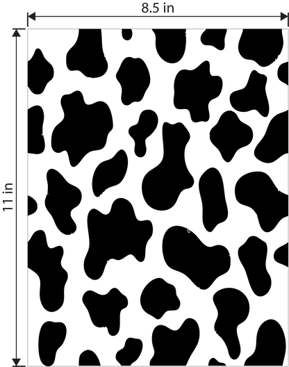 Cowhide Vinyl Sheets (8.5" x 11")