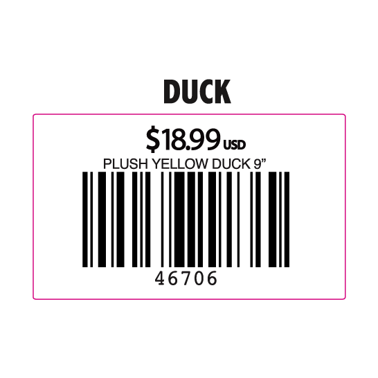 The RGU Group, Inc. - 50 Product Labels Per Sheet