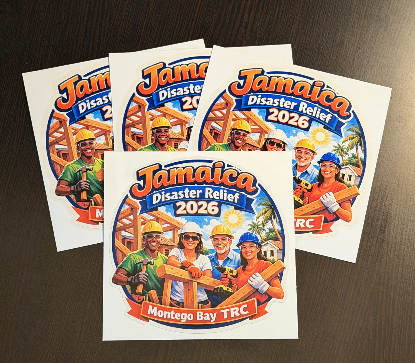 Jamaica Disaster Relief 2026 Vinyl Sticker