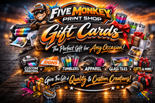 Five Monkey Print Shop Gift Card