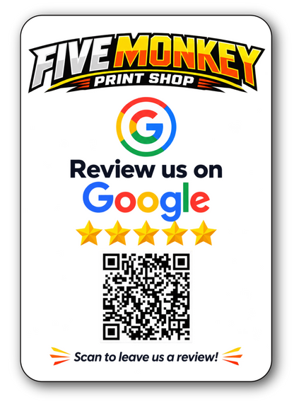 Google Review Sticker