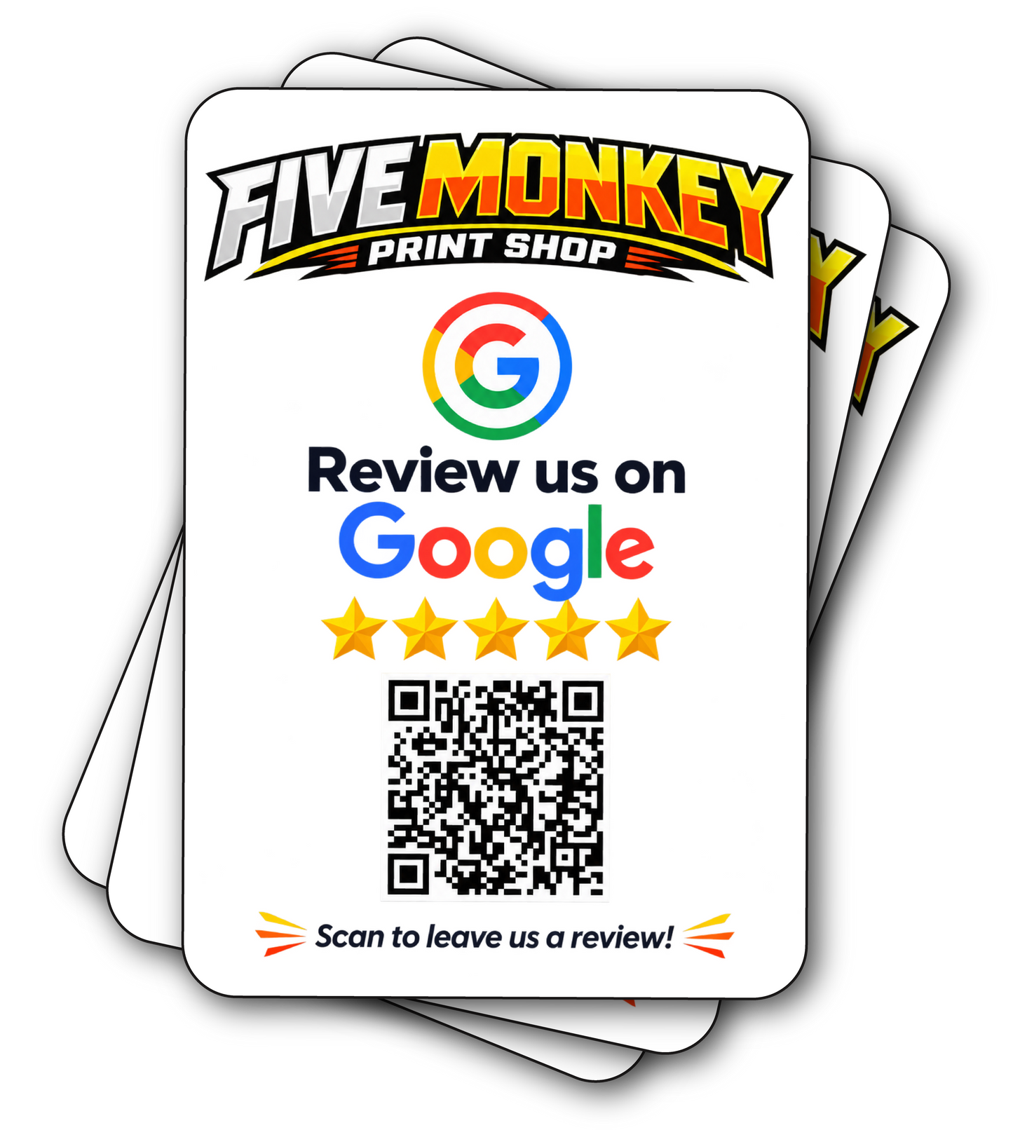 Google Review Sticker